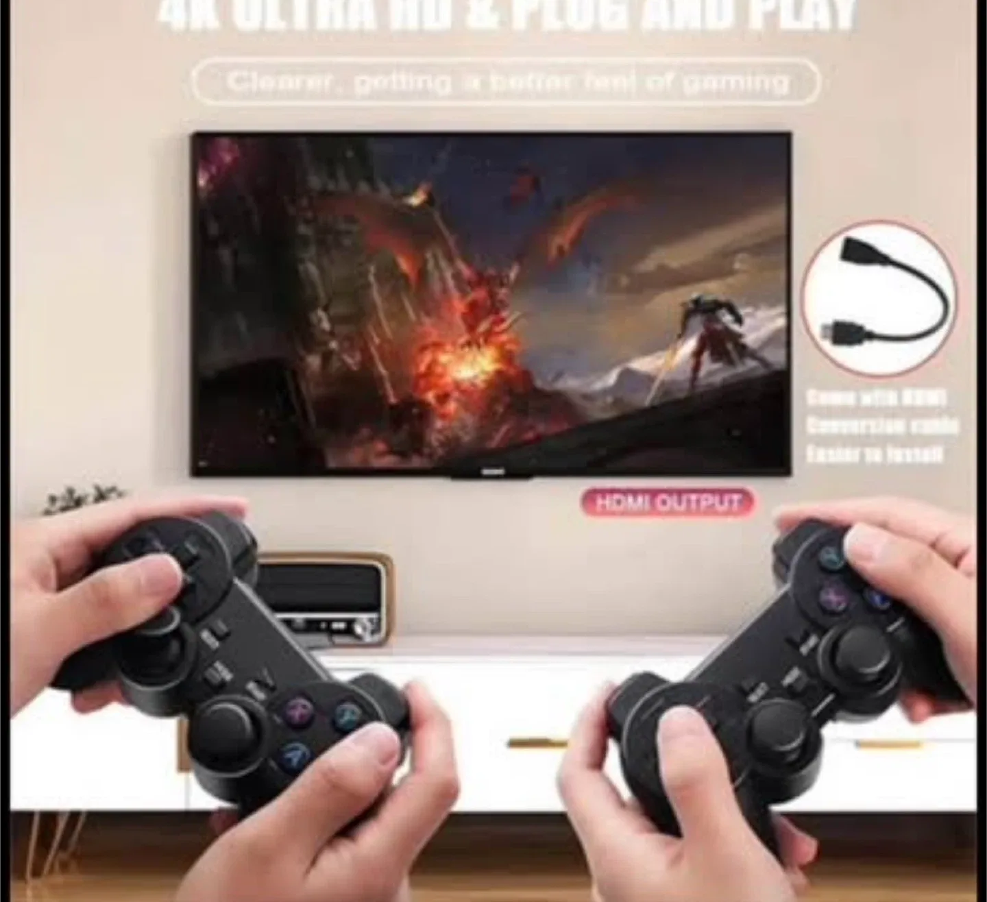 25000+ Games, 4K HDMI Output, and 2.4GHz Wireless Controller 202 image indicator(3)