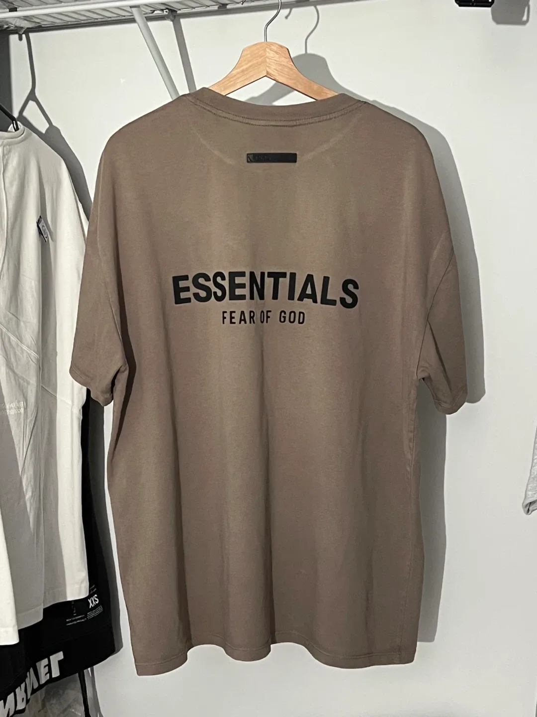 (Retail $245)Fear of God Essentials T-shirt - Taupe thumbnail