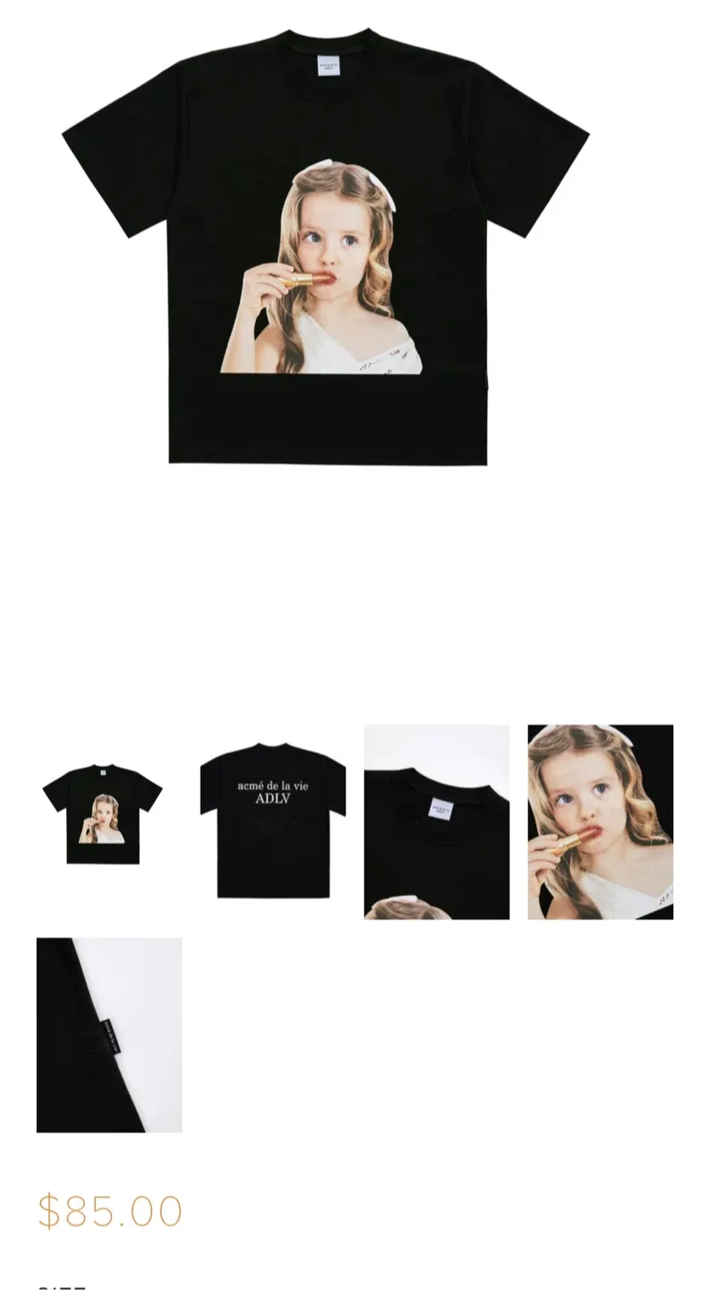 (Retail $96)Acme De La Vie ADLV Black T-Shirt image indicator(4)
