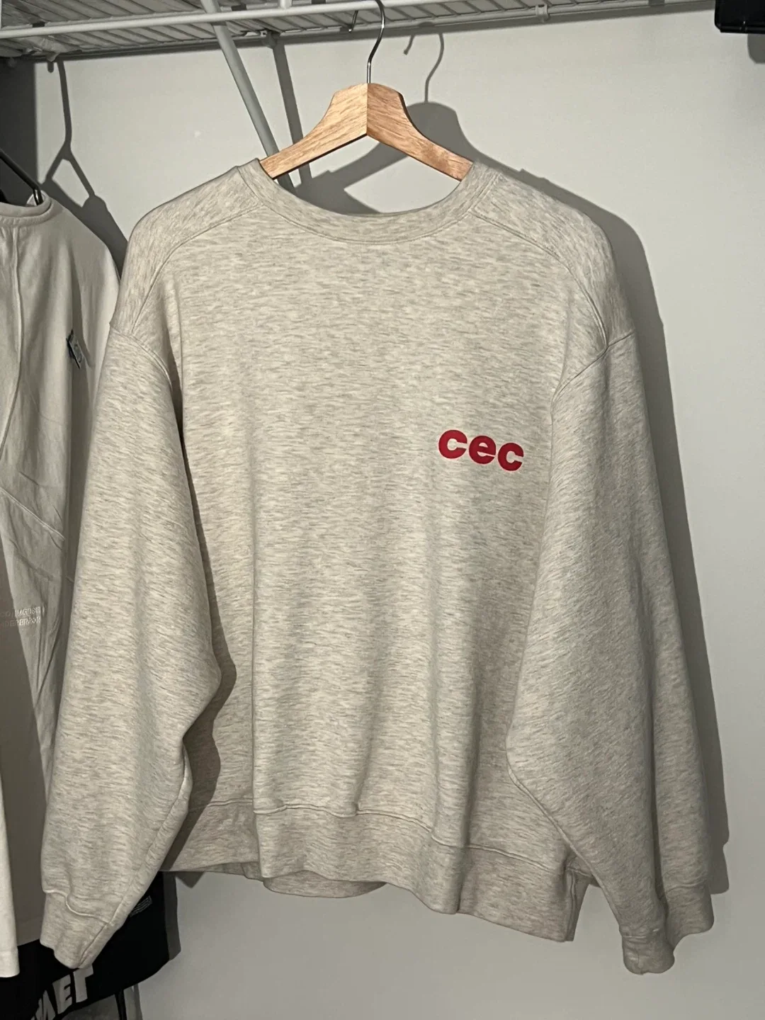 (Retail $141)Korean CEC Crewneck Sweatshirt - Size Large image indicator(3)