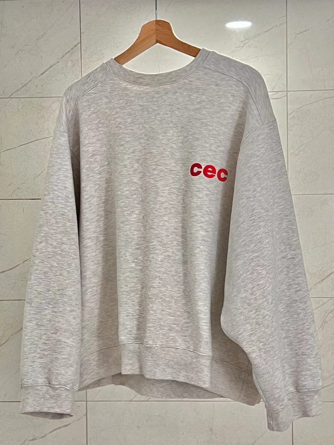 (Retail $141)Korean CEC Crewneck Sweatshirt - Size Large image indicator(6)