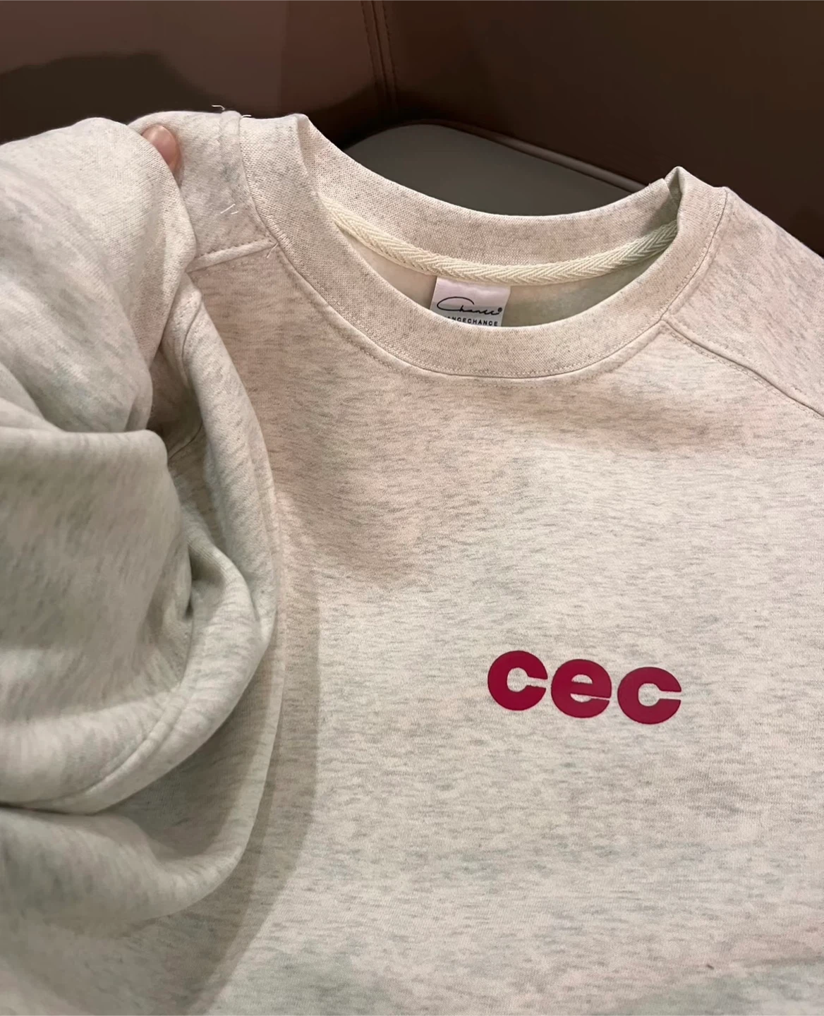 (Retail $141)Korean CEC Crewneck Sweatshirt - Size Large