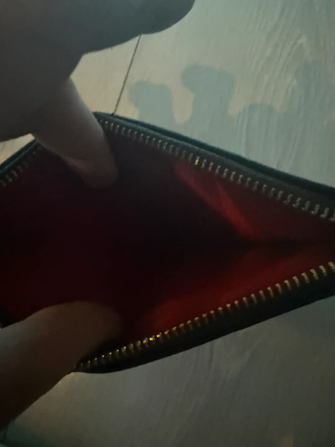 Brown Checkered Wallet image indicator(2)