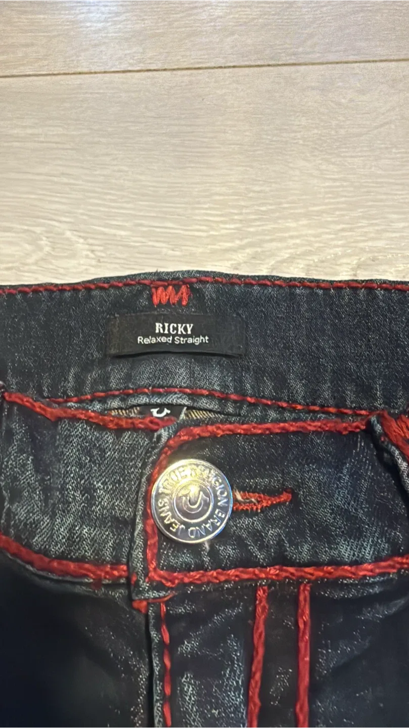 True Religion Ricky Relaxed Straight Jeans image indicator(3)