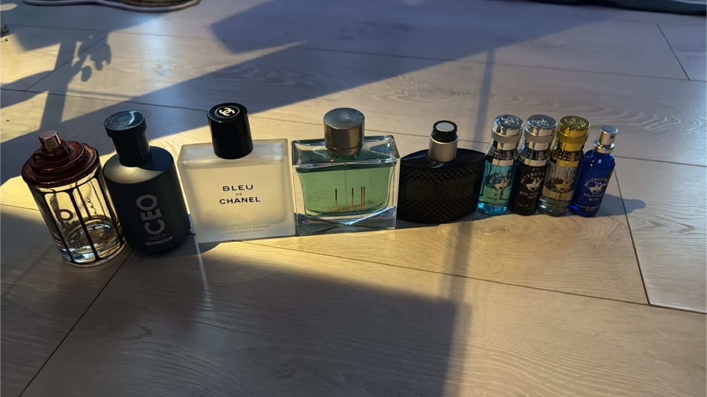 Assorted Men's Cologne - Bleu de Chanel, Dunhill, CEO Aqua