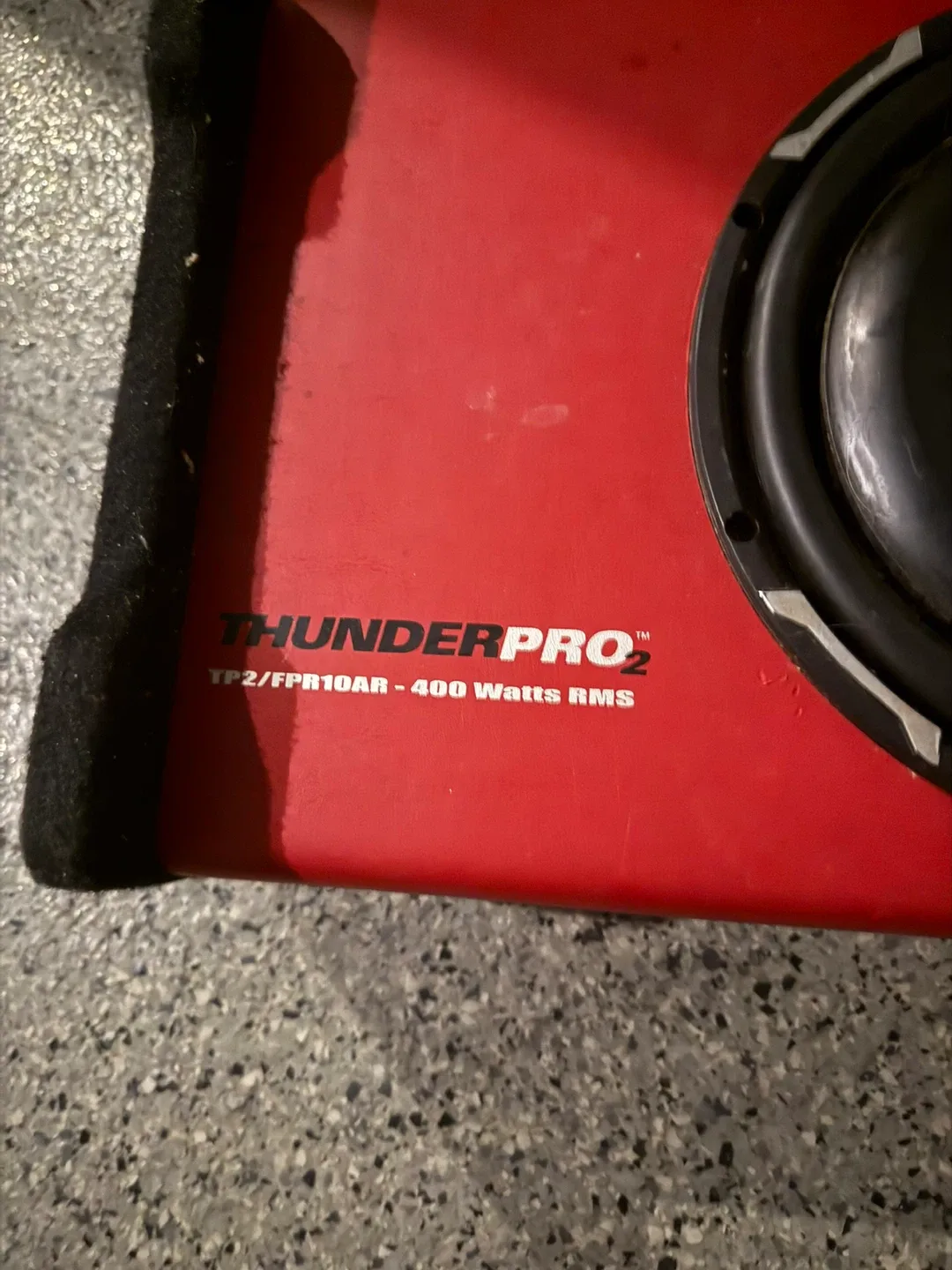 MTX ThunderPro2 TP2/FPR10AR 400W RMS Subwoofer image indicator(2)