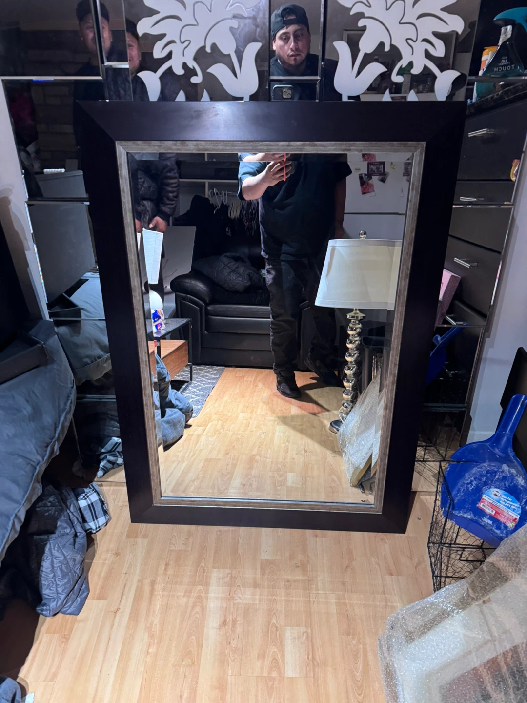 Large Framed Mirror
