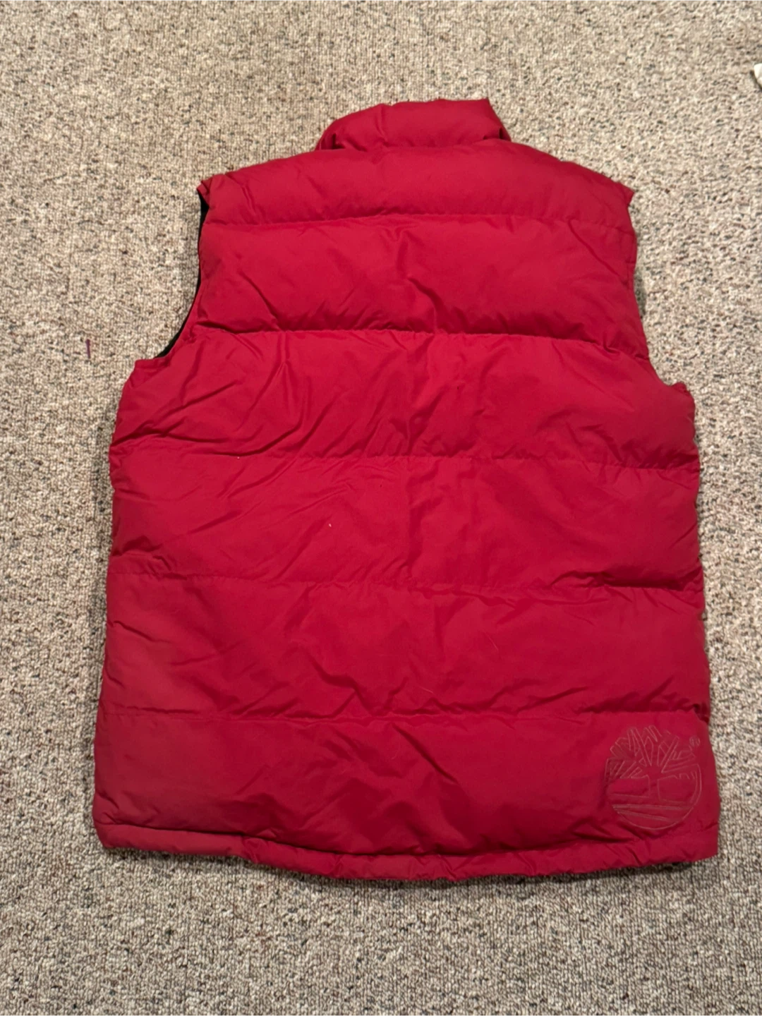 Timberland Red Puffer Vest - Size M - photo 2