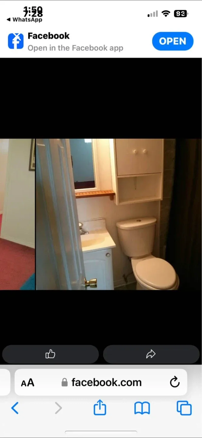 1 bedroom with private  washroom and one separate image indicator(8)