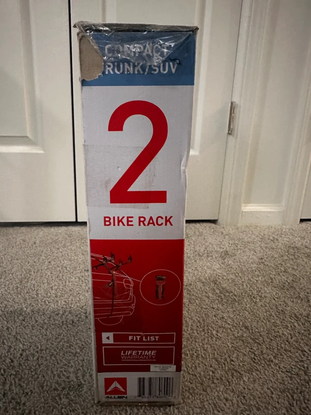 Allen Sports 2-Bike Rack Compact Trunk/SUV image indicator(2)