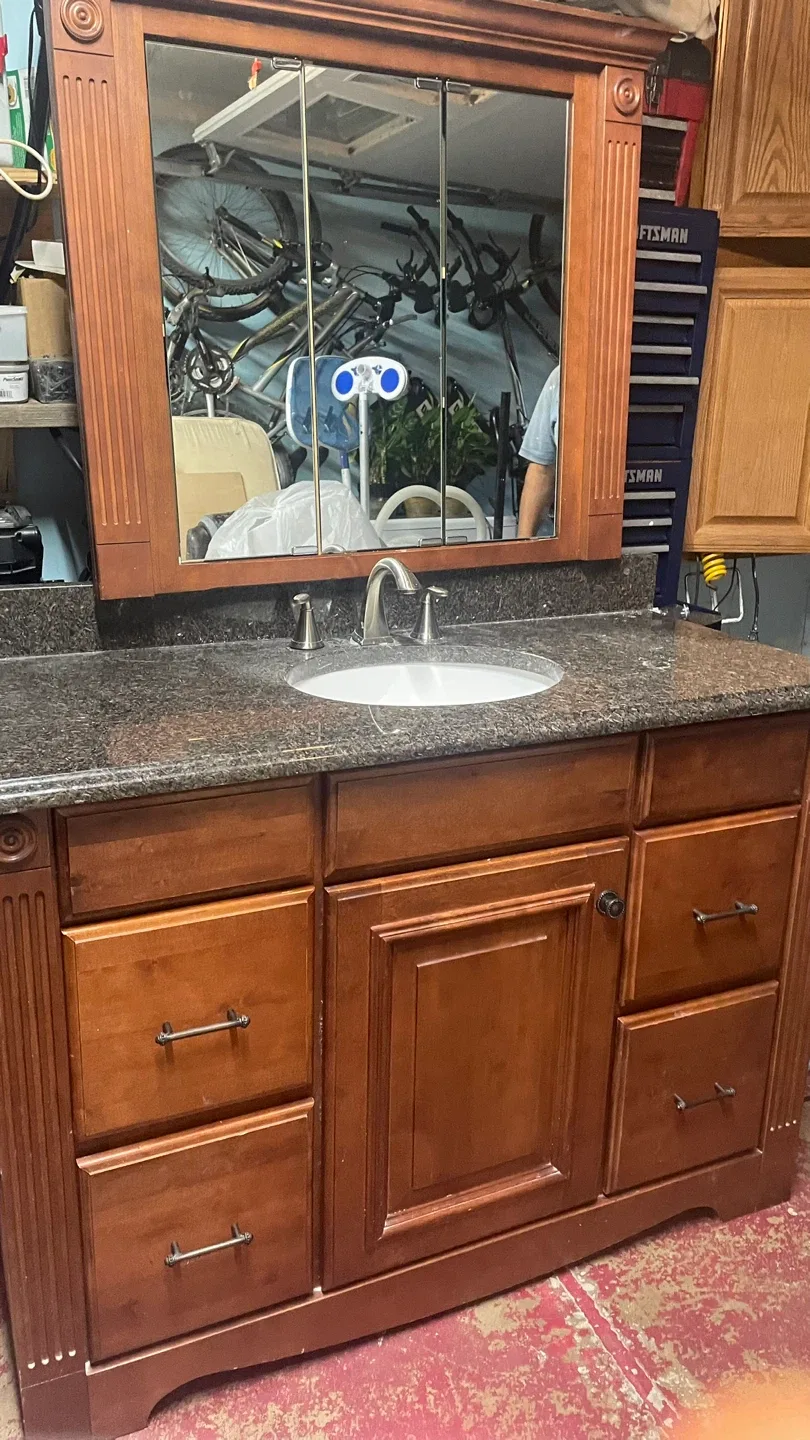 Grand Bay Bathroom Vanity with Mirror thumbnail