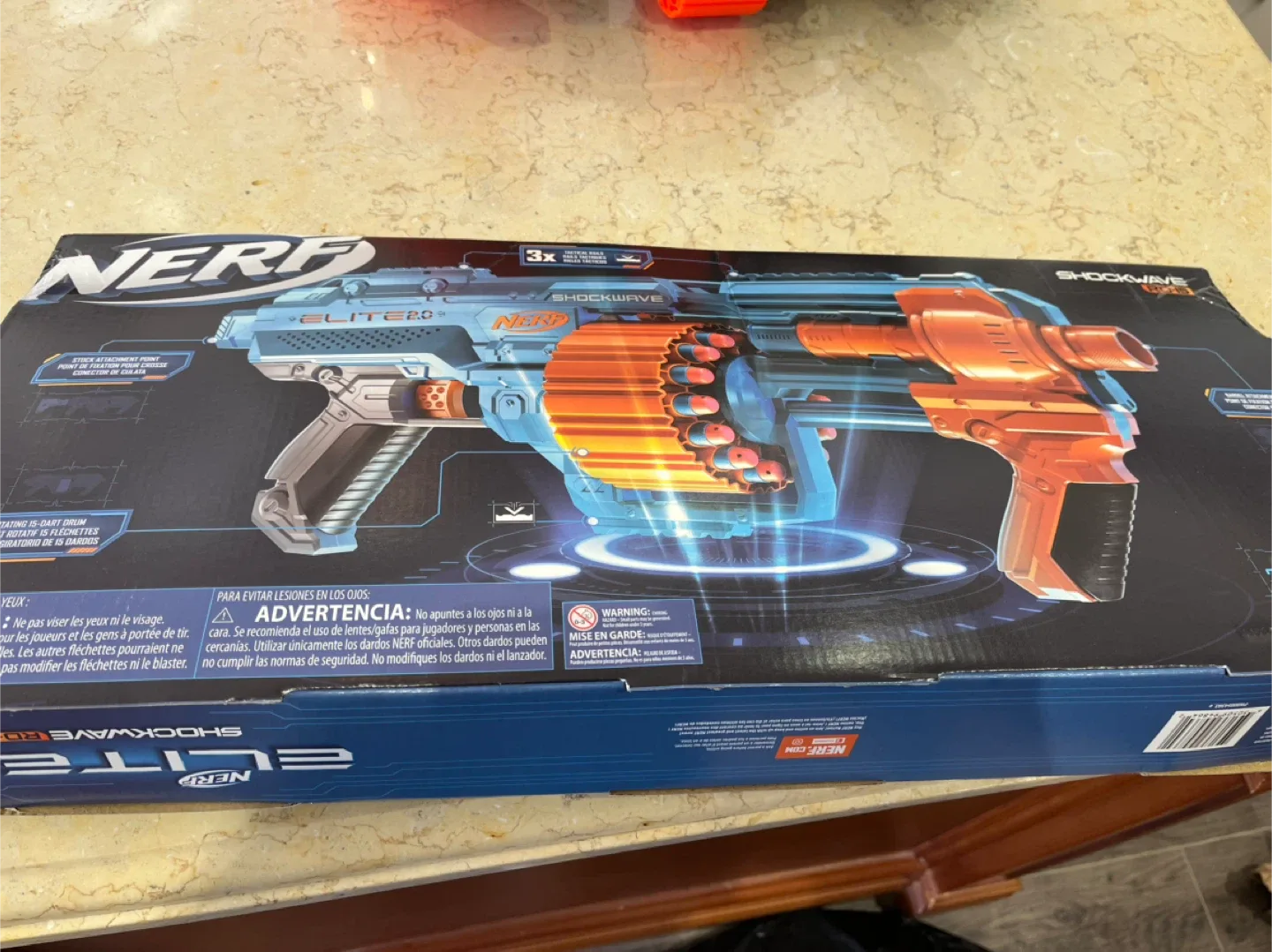 Nerf Elite 2.0 Shockwave RD-6 Blaster - New in Box! image indicator(2)