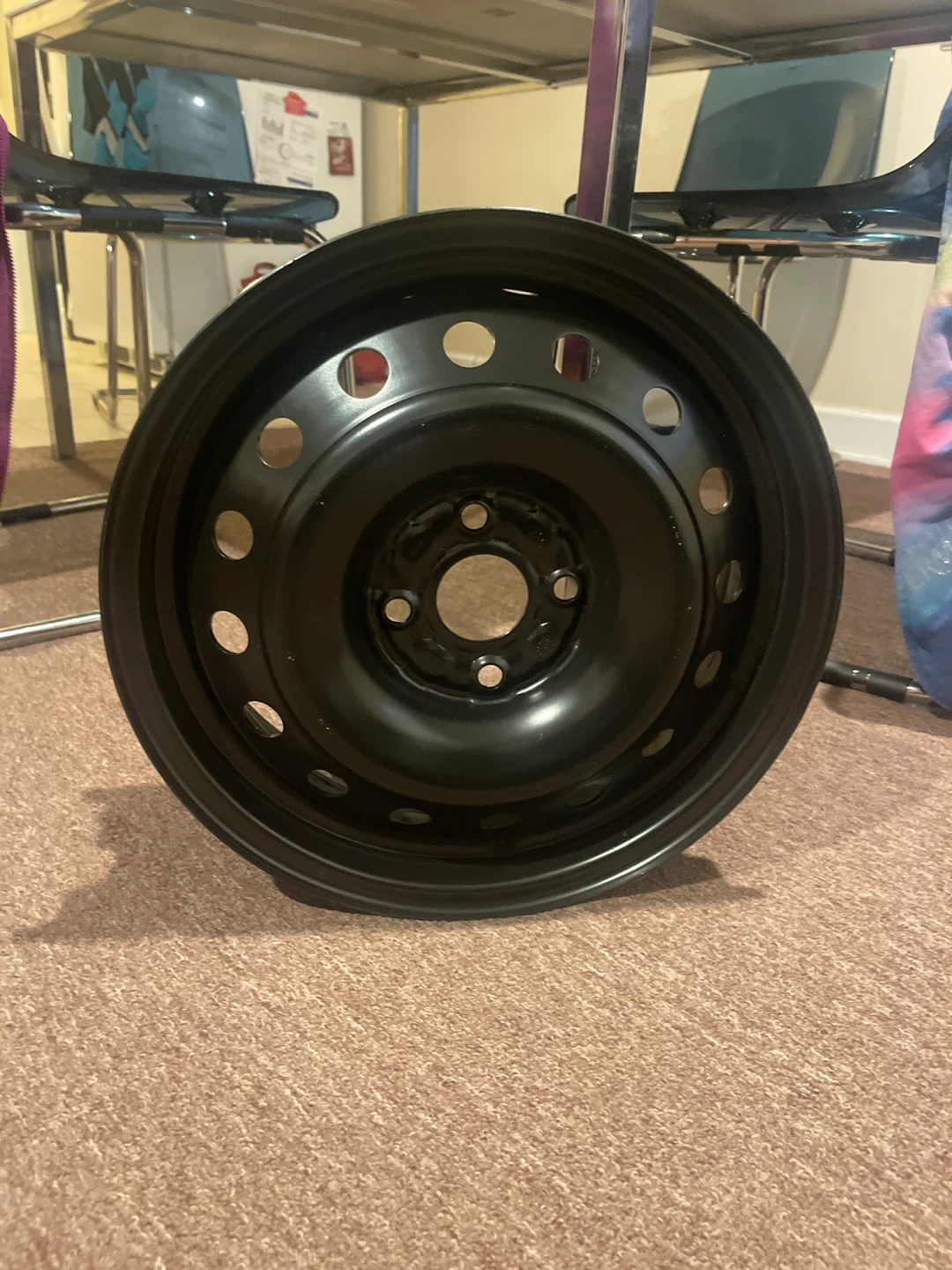 Black Steel Wheel Rim - photo 2