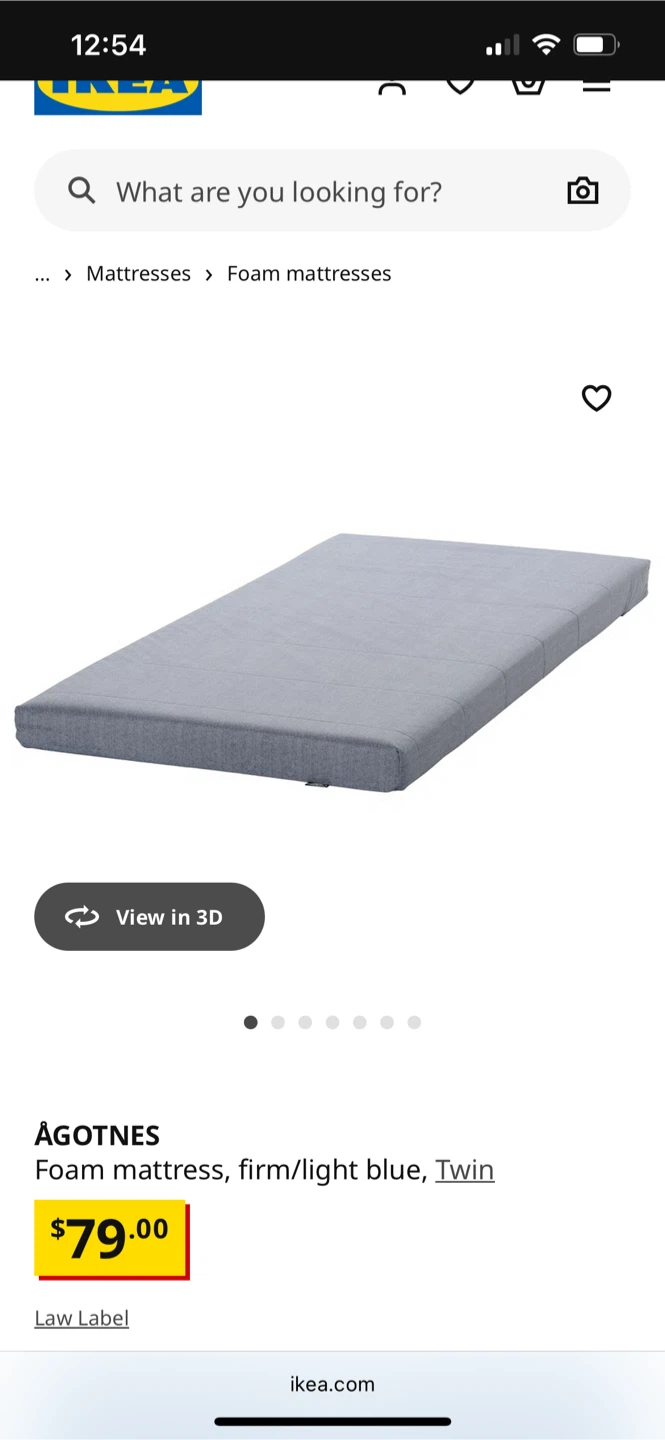 IKEA ÅGOTNES Foam Mattress - Twin Size - photo 4