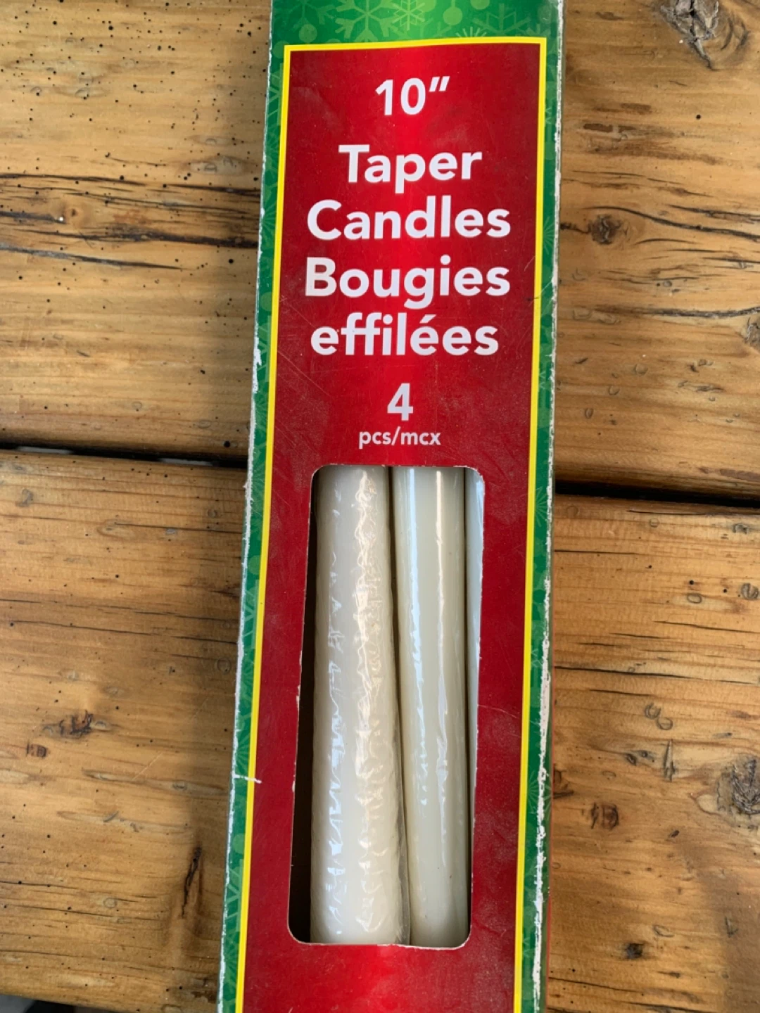 10" Taper Candles - 2 pack🥕🥕