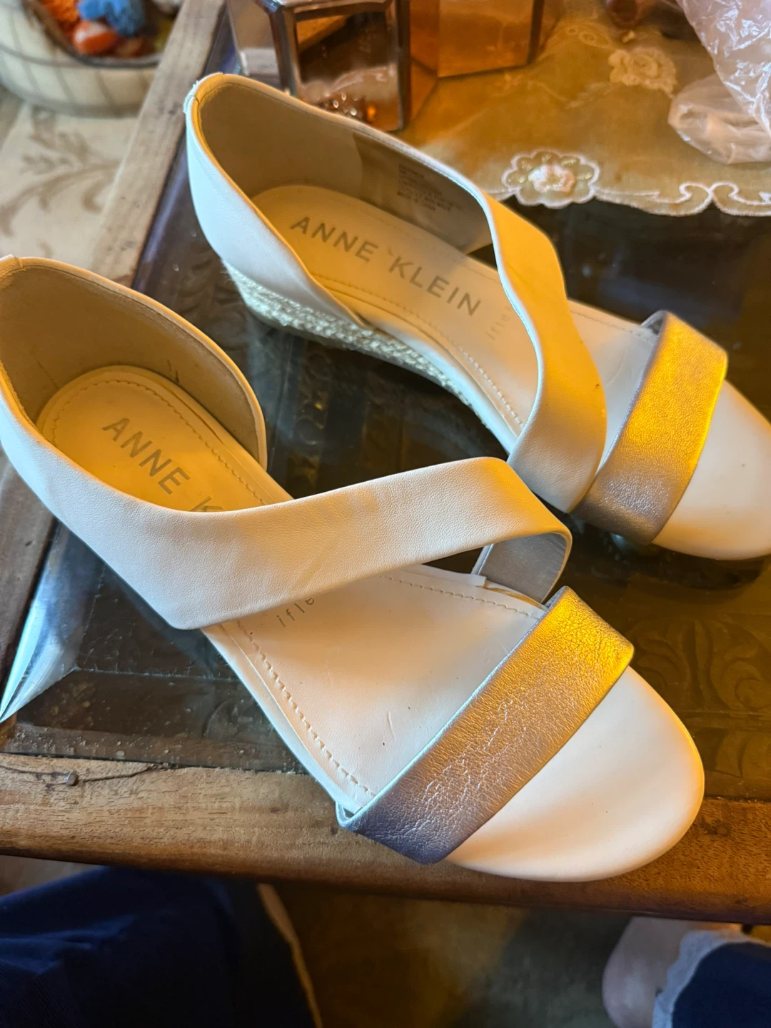 Anne Klein Wedge Heel Sandals - Size 7.5 - photo 2