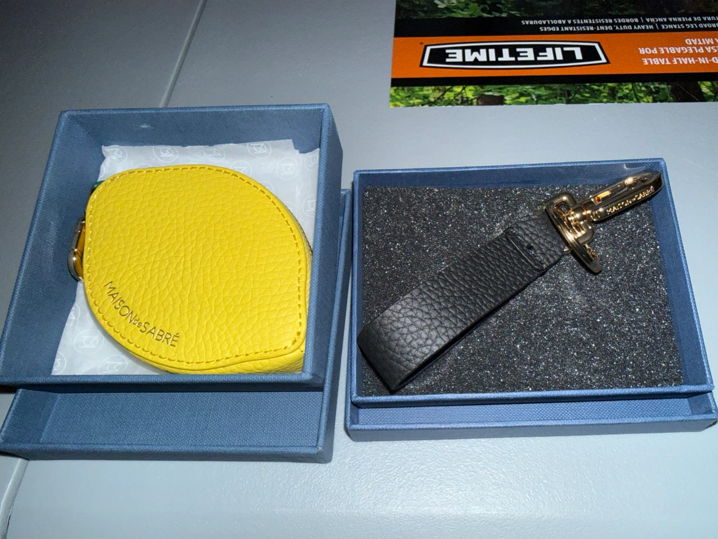 MAISON de SABRÉ Yellow Leather Coin Purse - photo 5