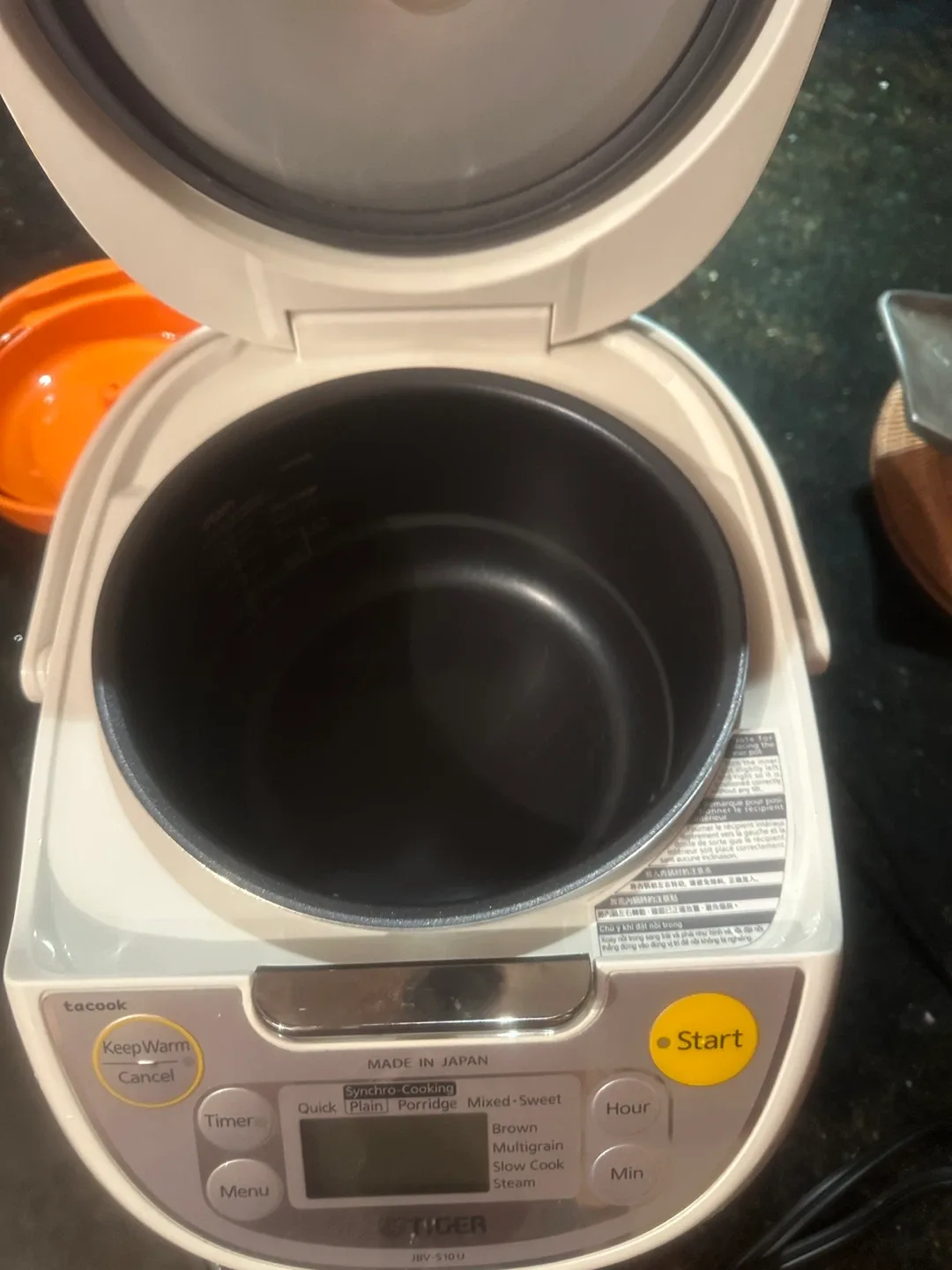Tiger rice cooker image indicator(2)