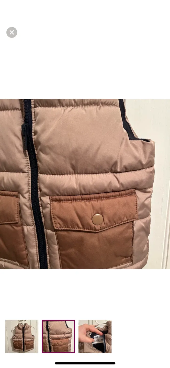 Old Navy Puffer Vest - Size 12-18M image indicator(2)