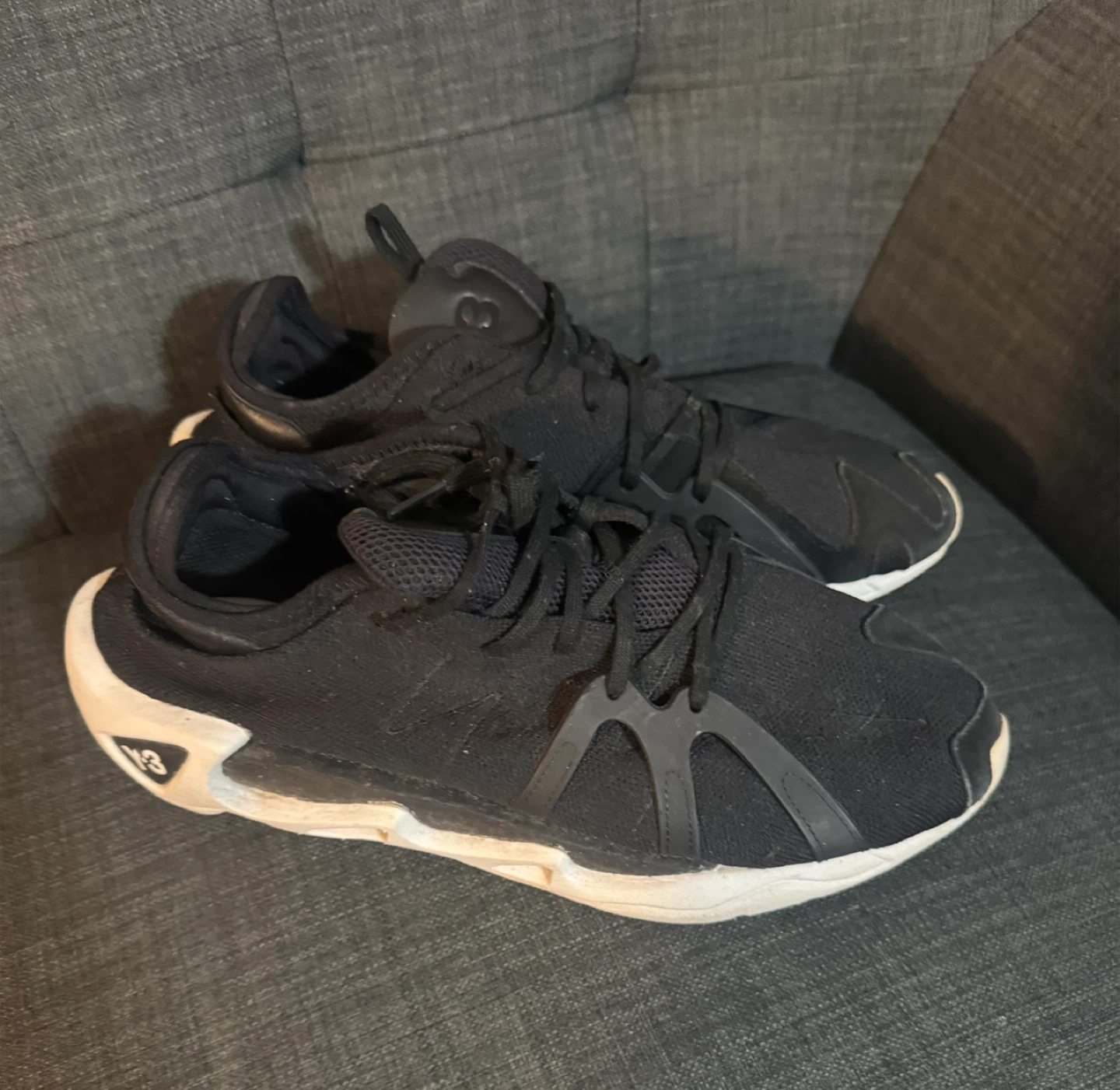 Y-3 Sneakers Black Zise 10 US