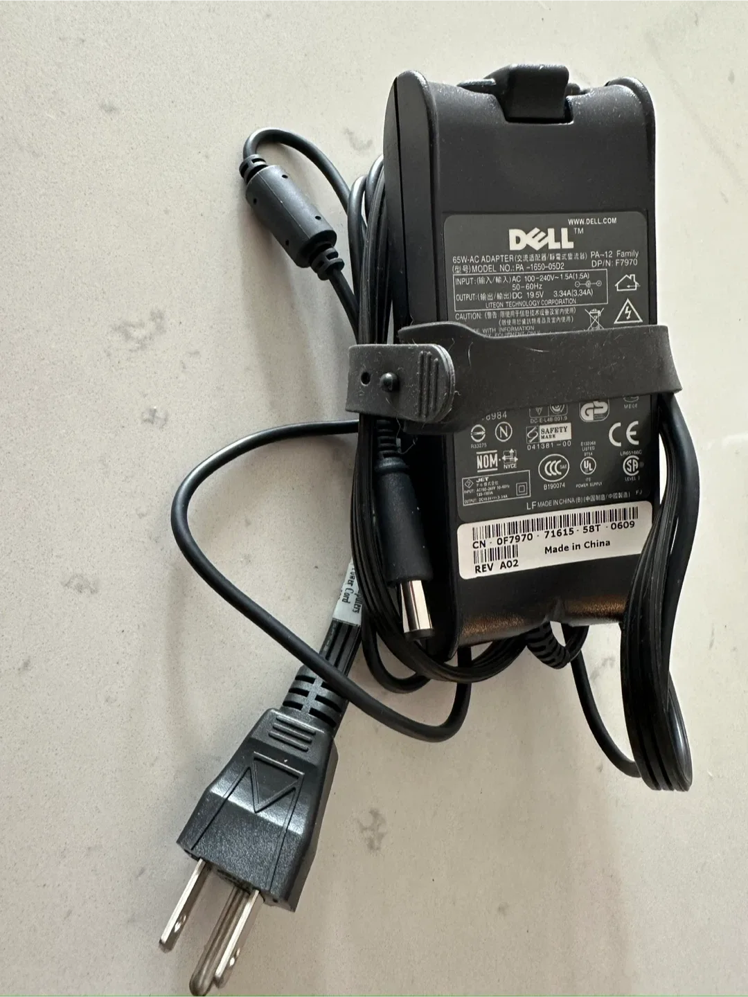 Dell Original Laptop Charger 65W (PA-12 / PA-1650-05D2)