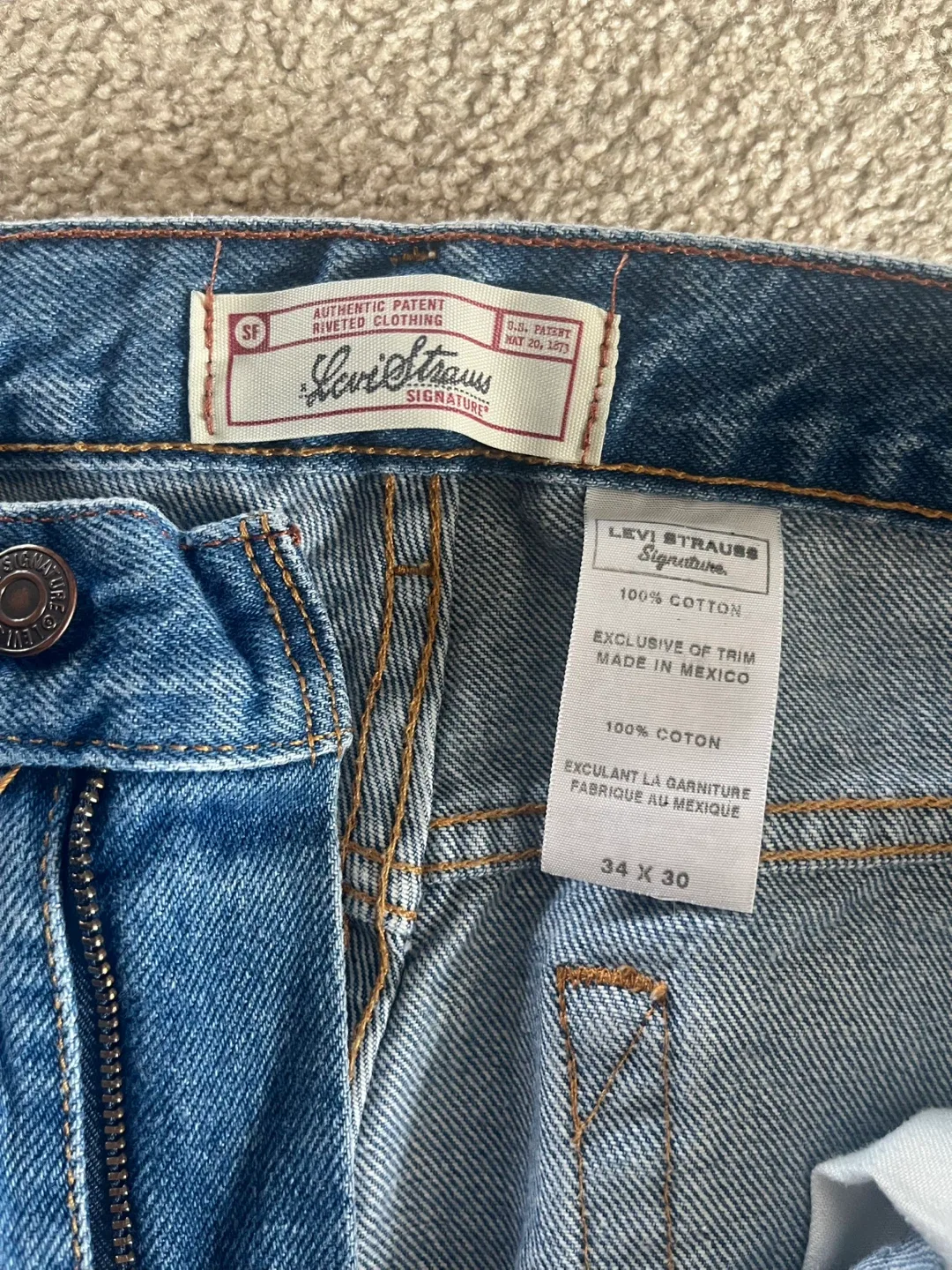 Levi Strauss Signature Jeans, Size 34x30🥕 image indicator(2)