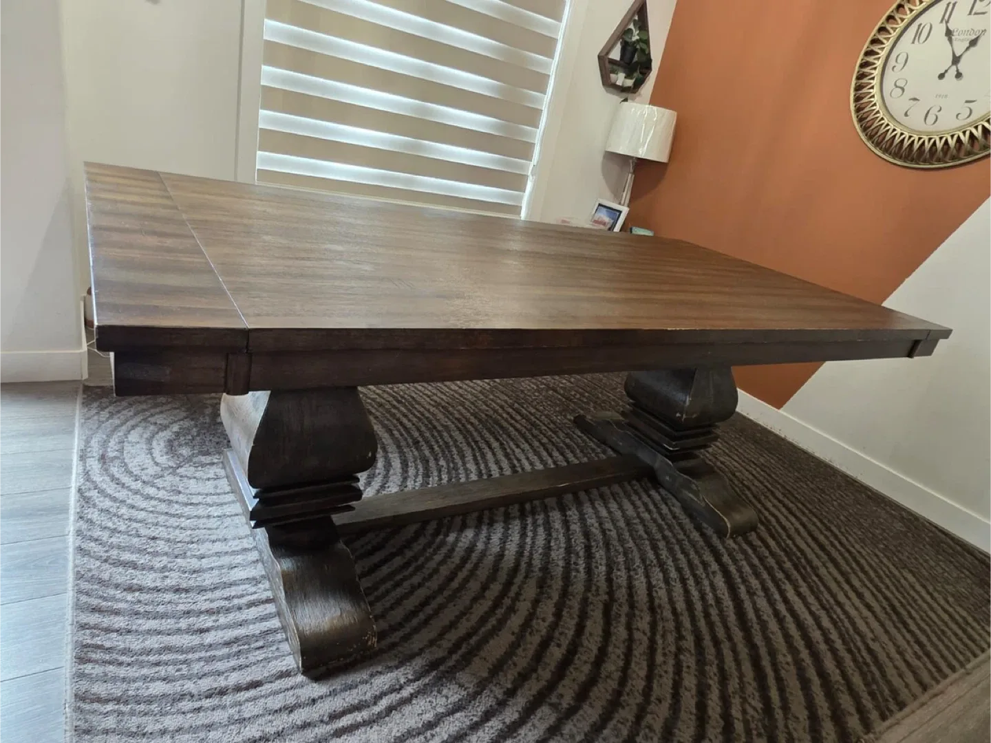 Wood Dining Table with Leaf Inserts image indicator(8)