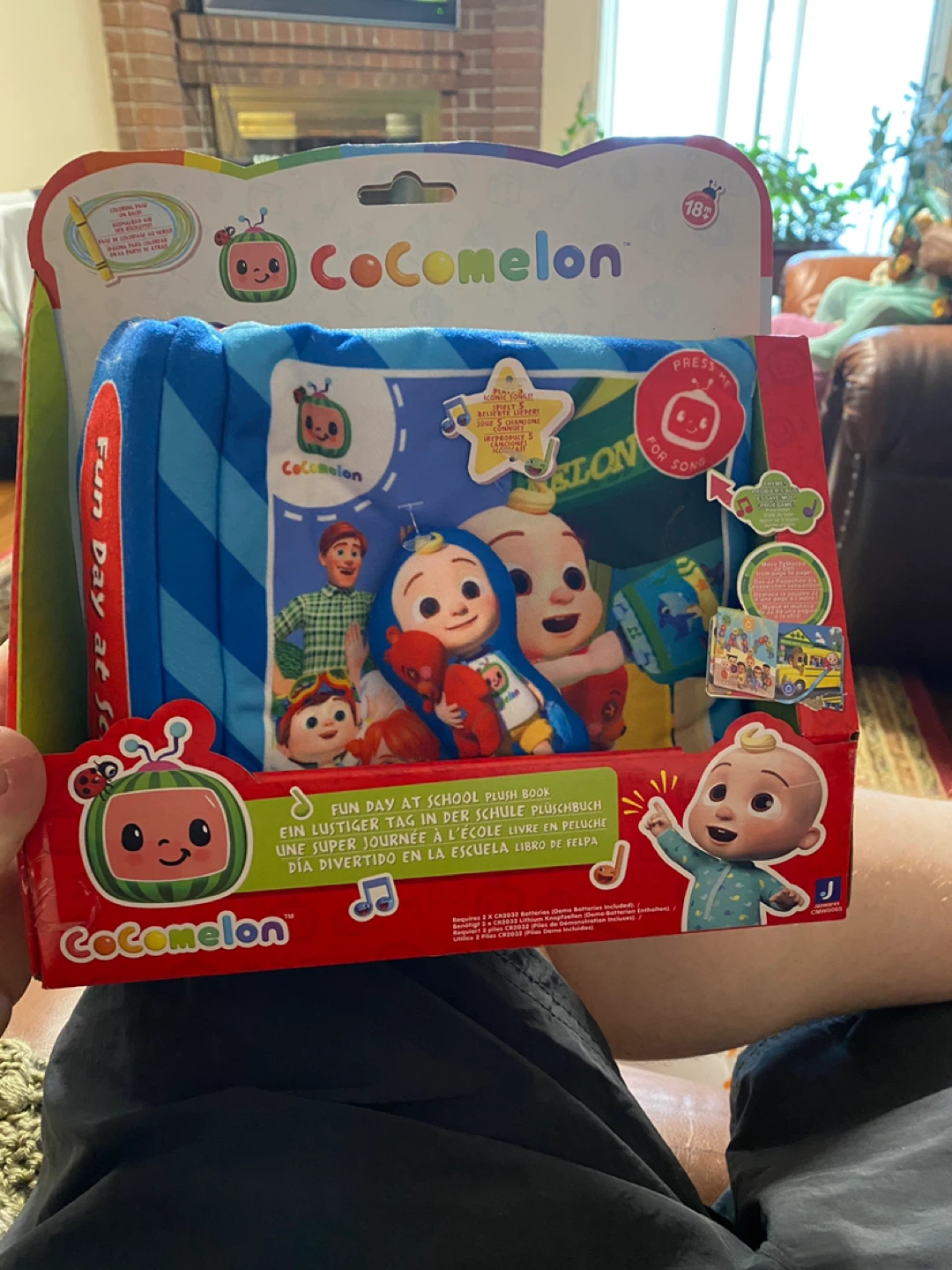 CoComelon Musical Plush Book - New