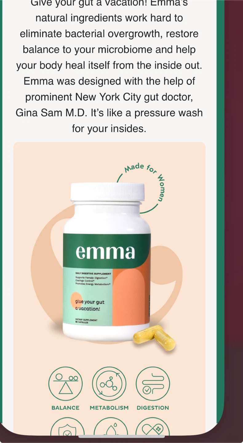 Emma Daily Digestive Supplement