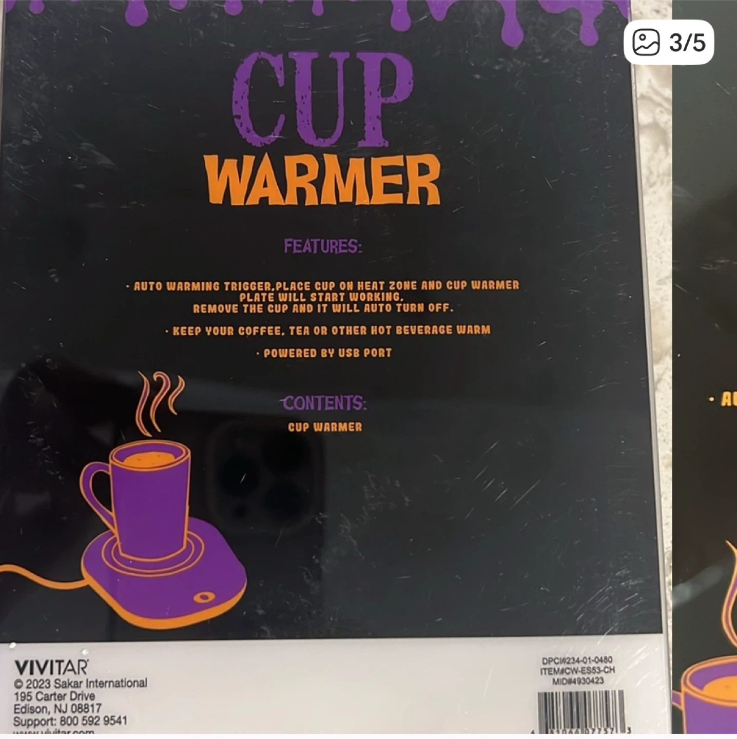 🥕Vivitar  USB Cup Warmer - photo 4