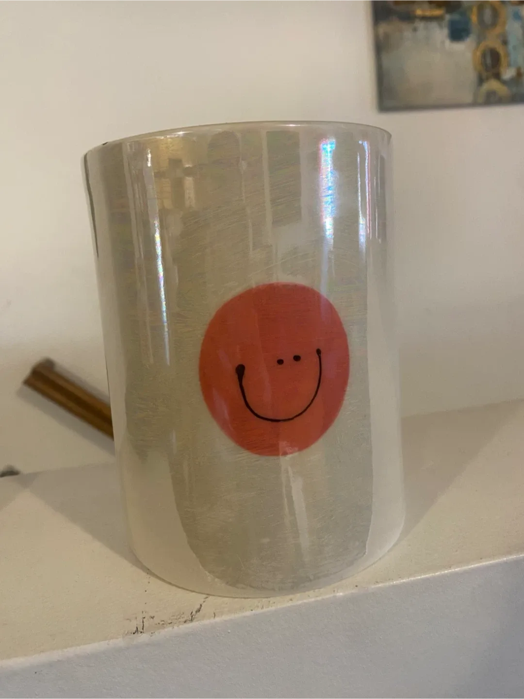 Smiley Face Iridescent Mug thumbnail