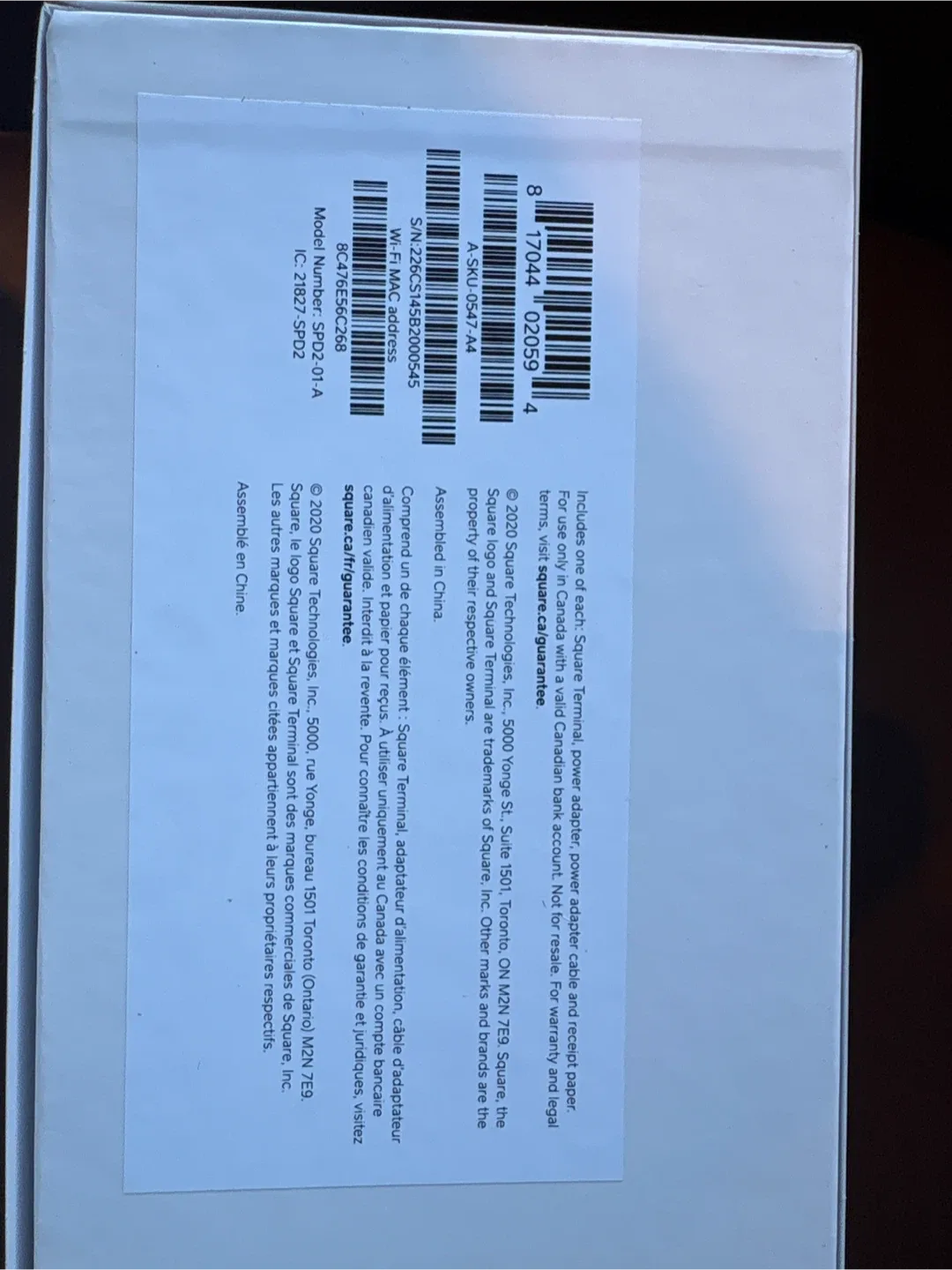 Square Terminal - New in Box image indicator(2)