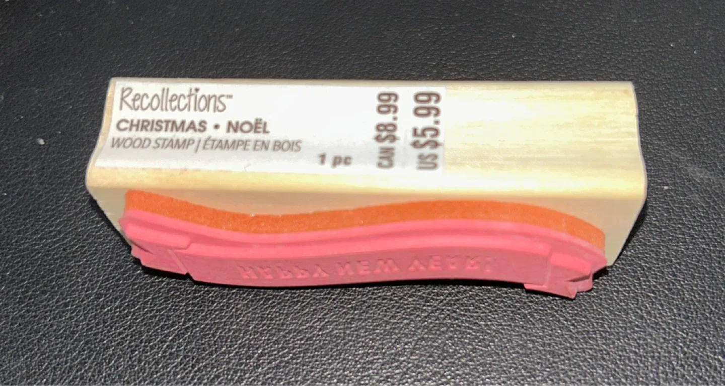 Happy New Year Wood Crafting Stamp - NEW 🥕 image indicator(2)