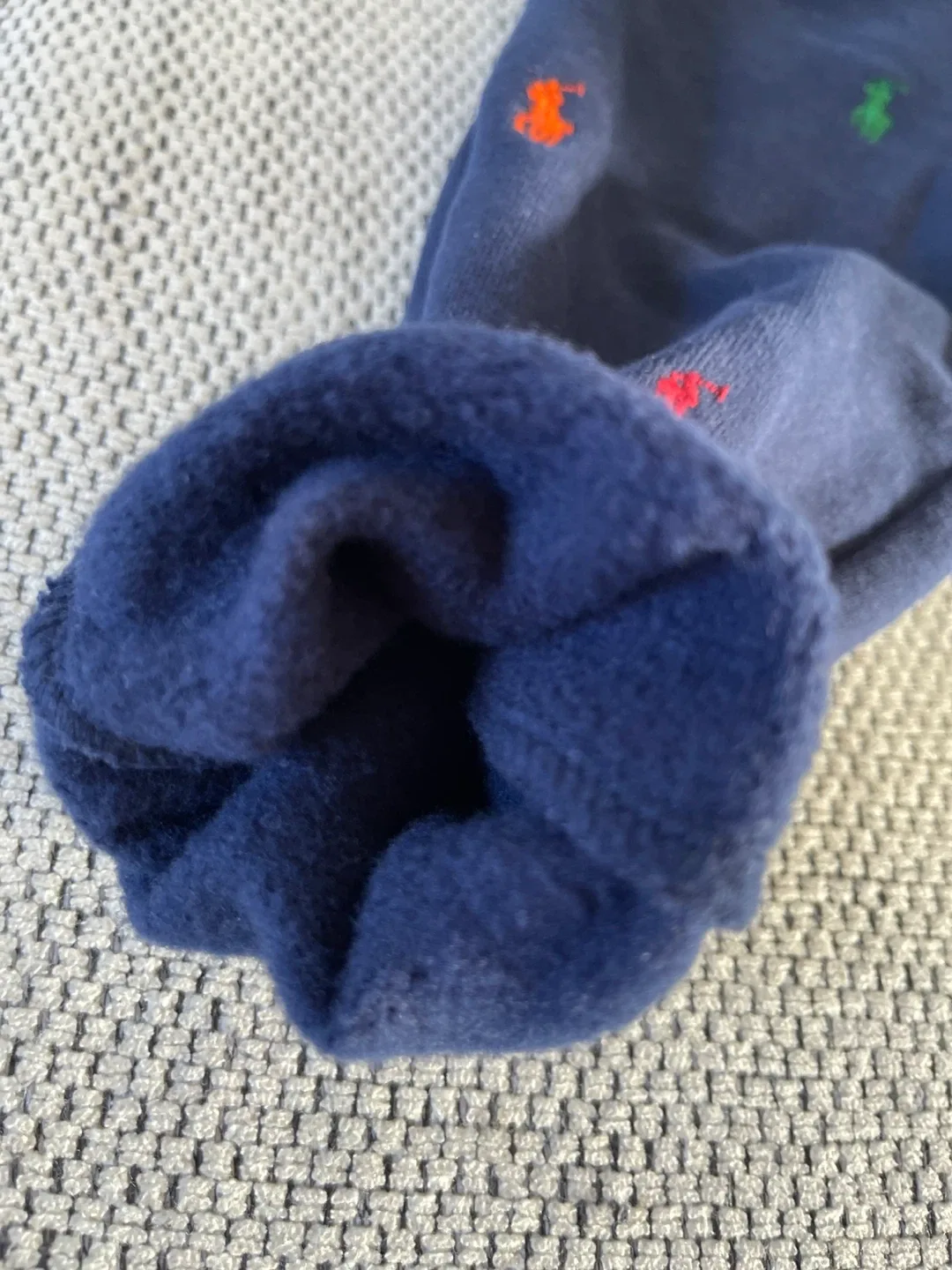 Ralph Lauren Kids Navy Blue Fleece Pants image indicator(3)