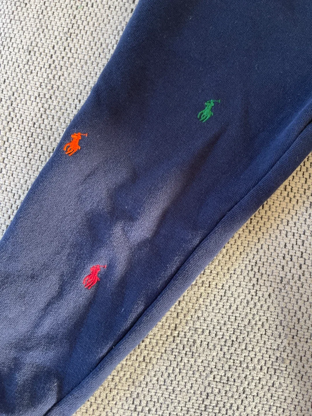 Ralph Lauren Kids Navy Blue Fleece Pants image indicator(2)