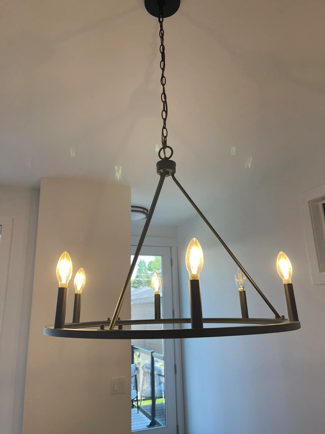 Black Round Chandelier - photo 3