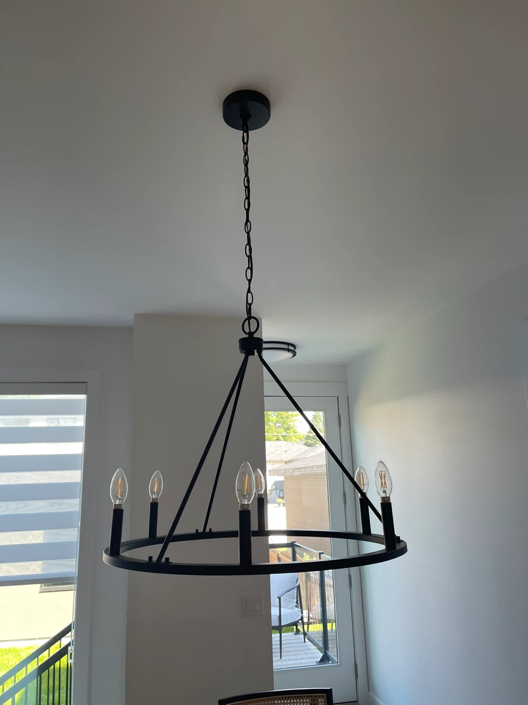 Black Round Chandelier - photo 2