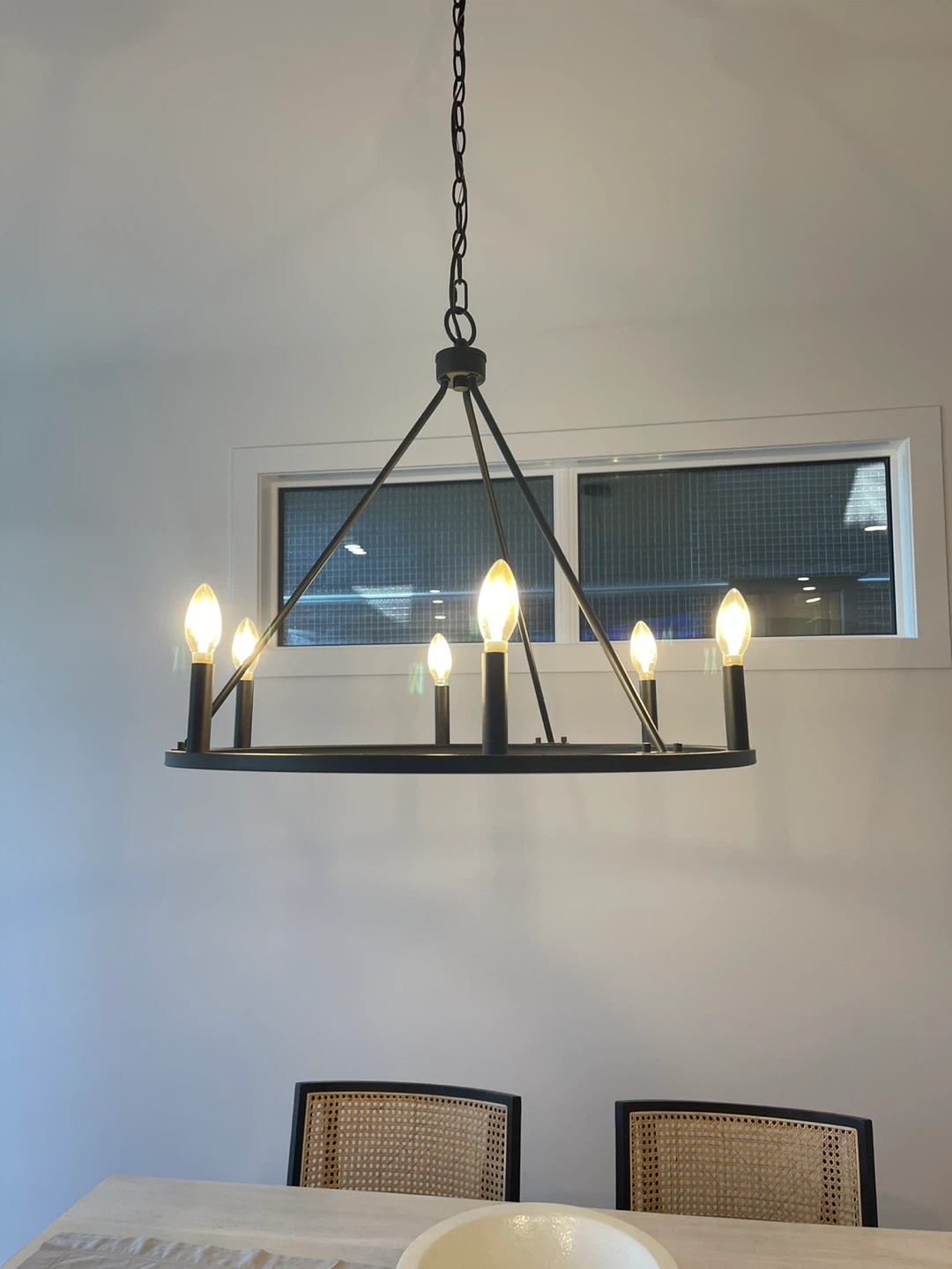 Black Round Chandelier