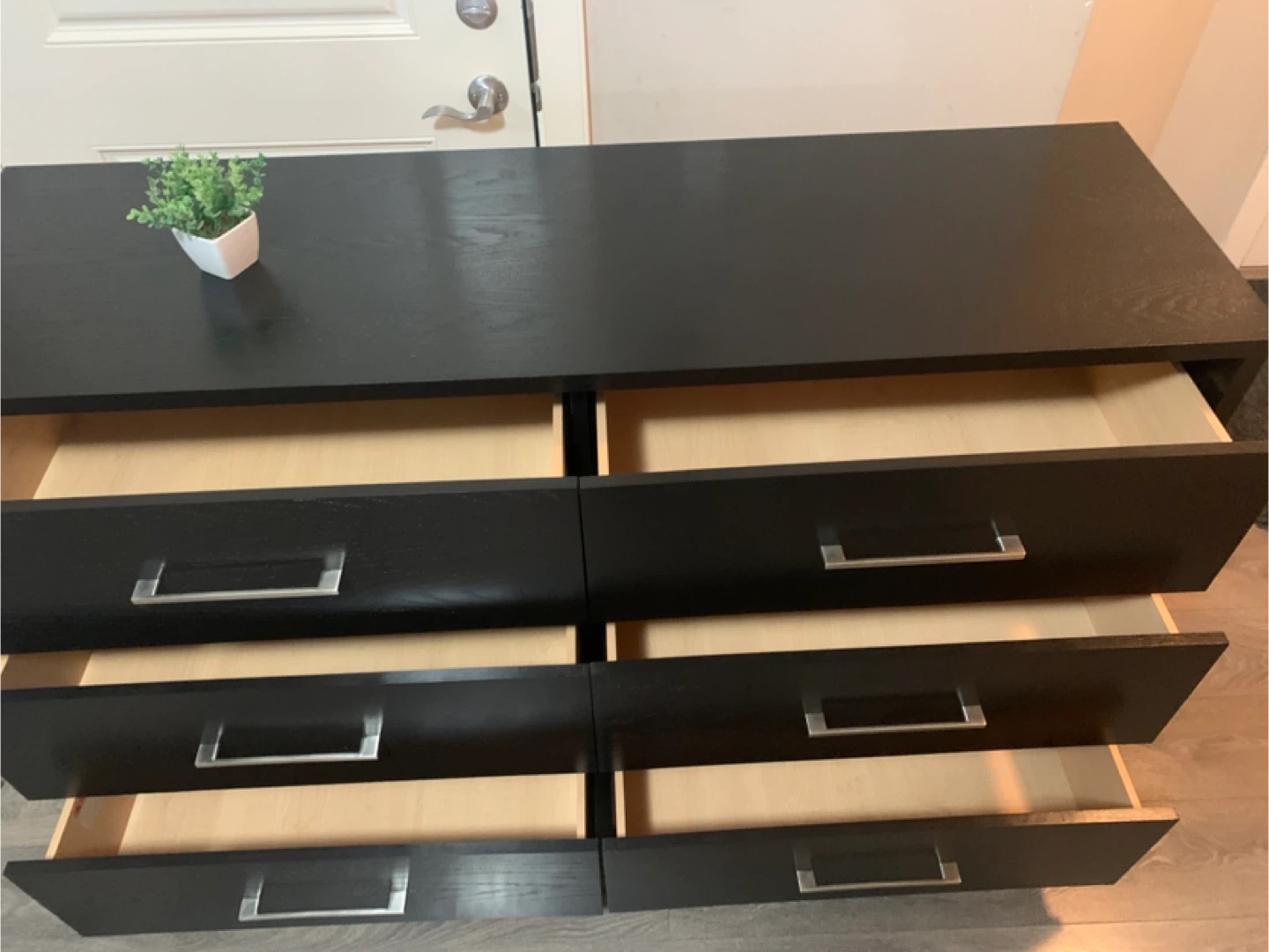 Black 6-Drawer Dresser - photo 5