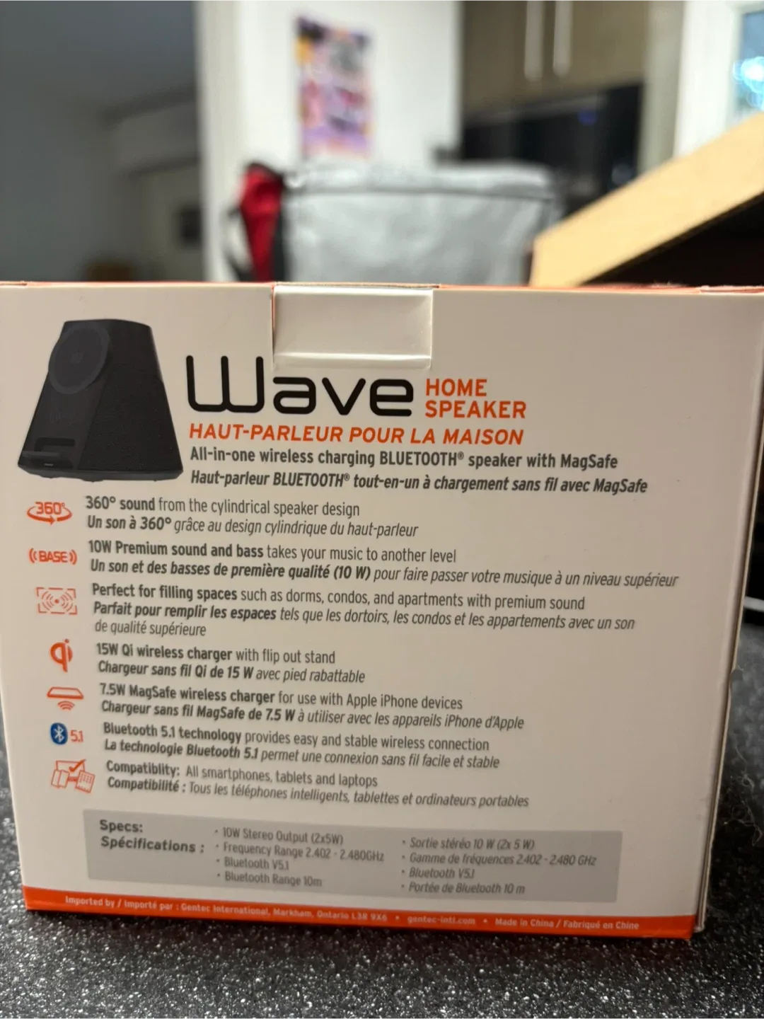 iQ Wave Home Speaker with MagSafe + Qi Wireless Charging image indicator(3)