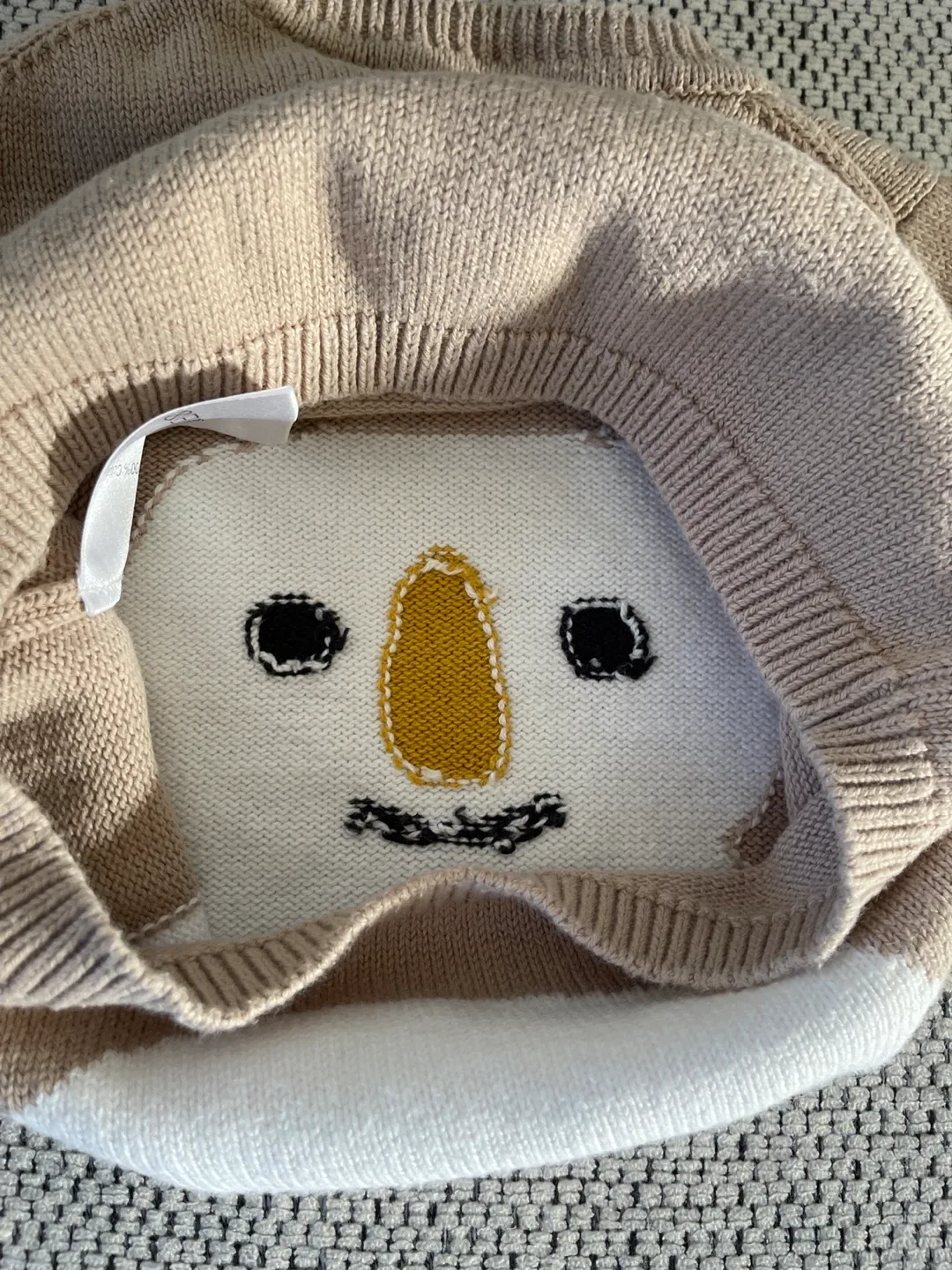 Snowman Sweater 12-18M image indicator(5)