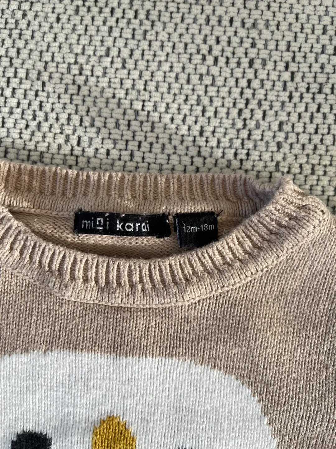 Snowman Sweater 12-18M image indicator(3)