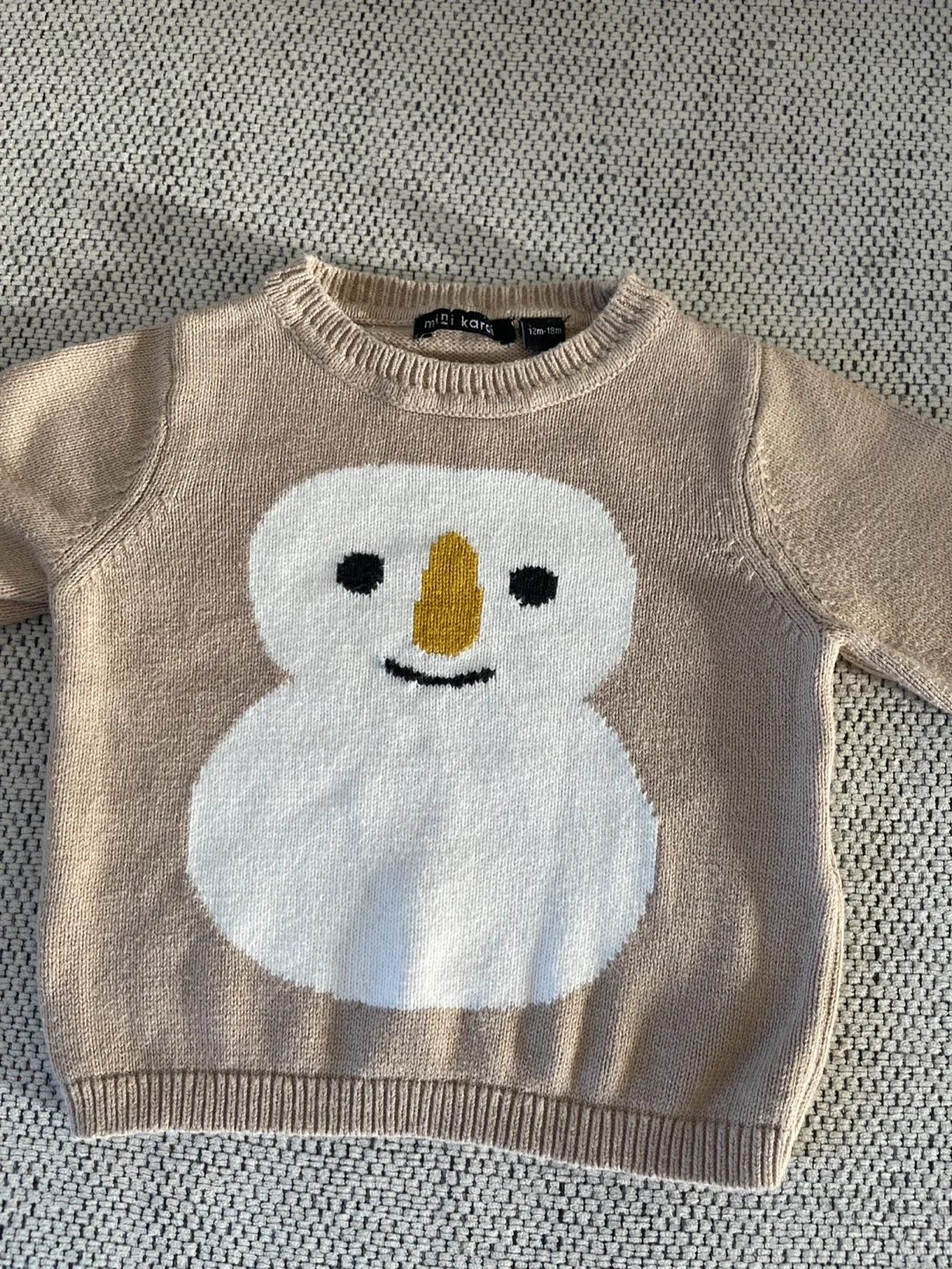 Snowman Sweater 12-18M image indicator(2)