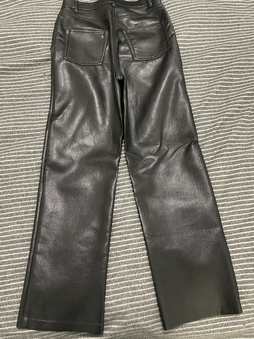 Wilfred Free Melina Black Vegan Leather Pants Size 0 image indicator(6)