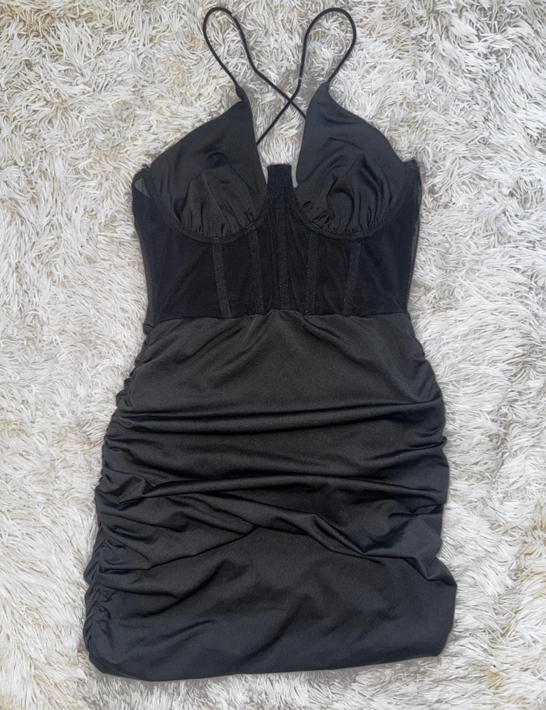Assorted Mini Dresses - Black, Beige, Green, White - photo 3