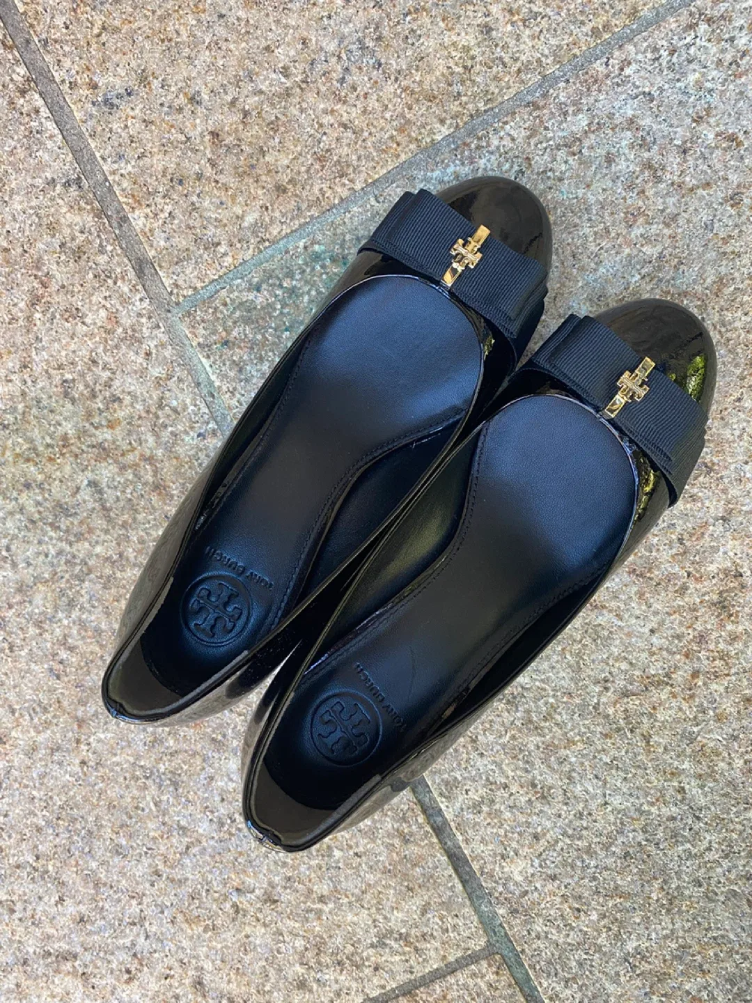 Tory Burch Black Patent Leather Heels image indicator(4)