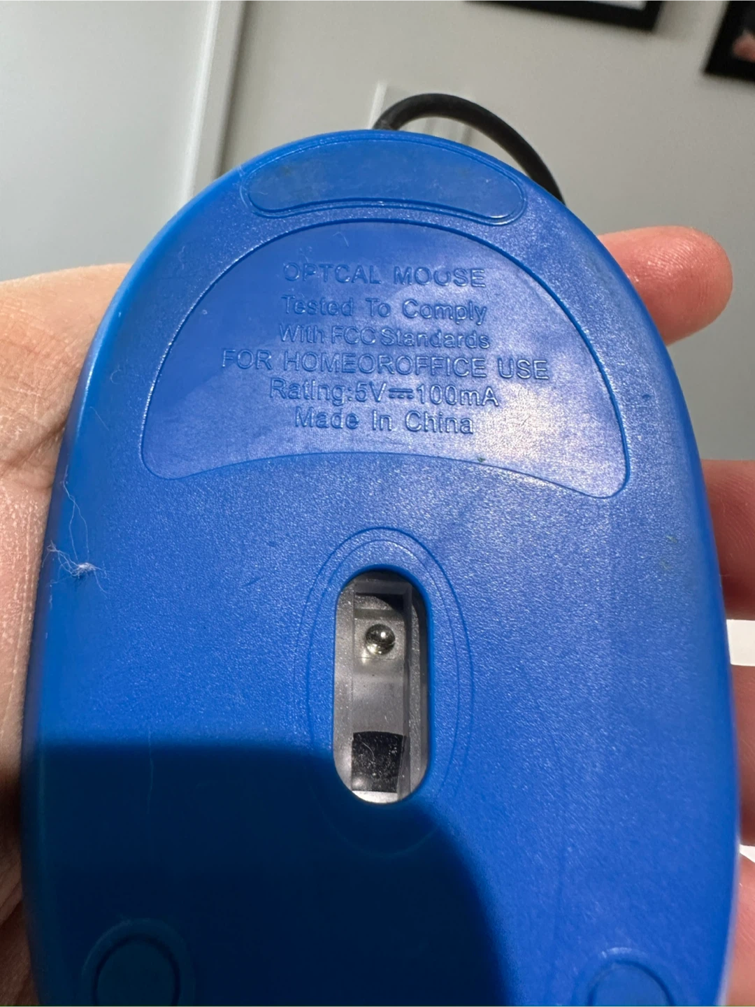 Blue Optical Mouse for Home/Office Use - photo 2