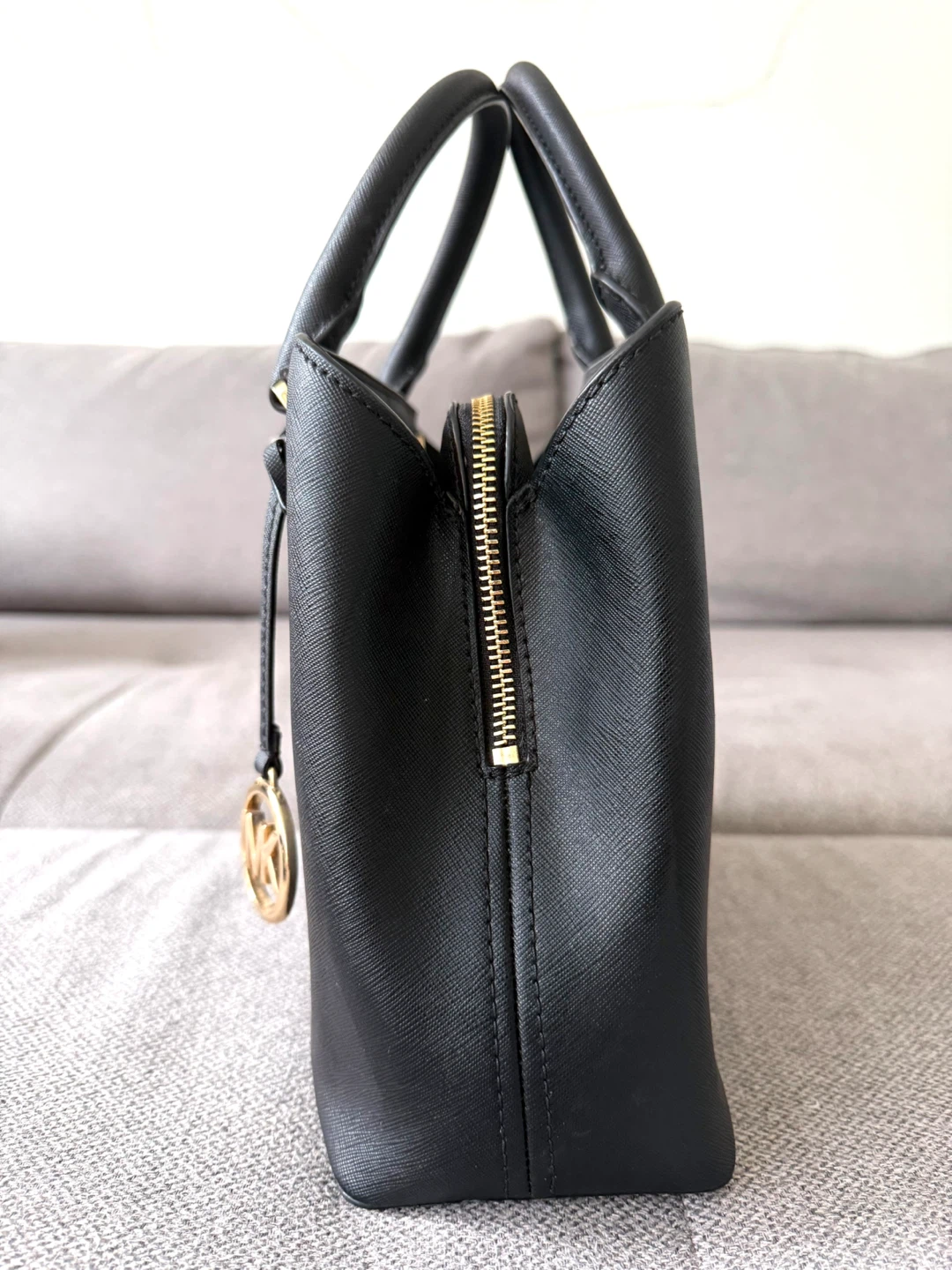 MICHAEL KORS SAVANAH MEDIUM SAFFIANO LEATHER SATCHEL - photo 4