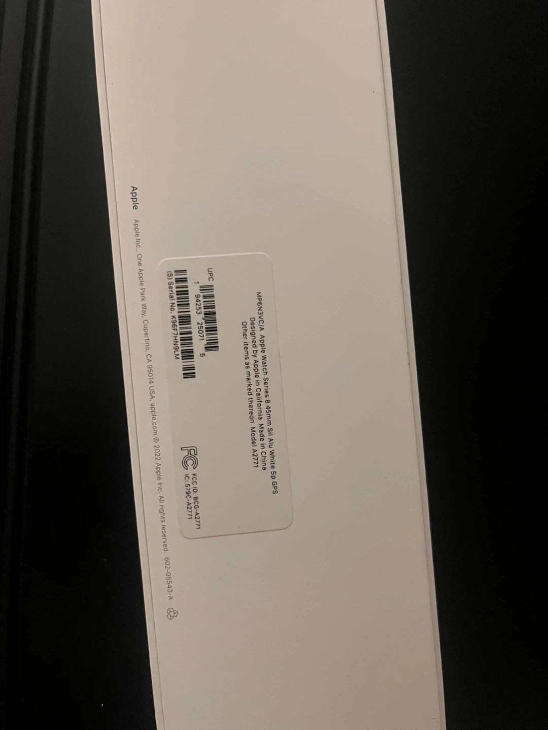 Apple Watch Series 8 Silver Aluminum 45mm - photo 3