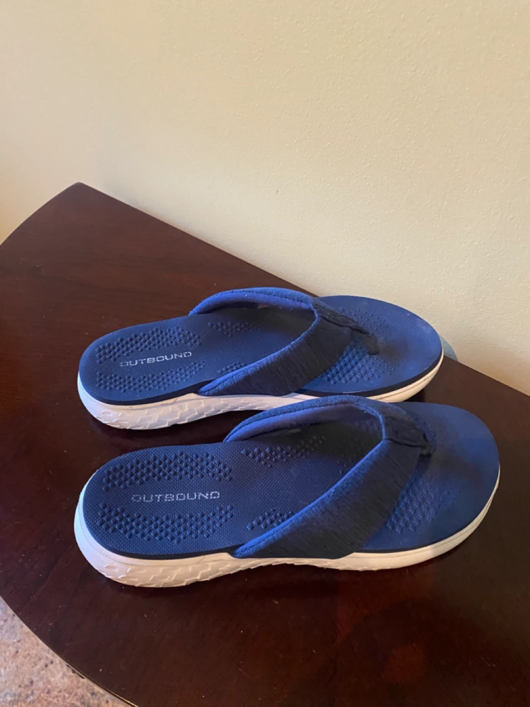 Outbound Blue Flip Flops